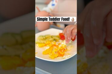 She eats what we eat! #shorts #shortsviral #simple #babyfood #ideas #healthy #recipe #toddler #tips