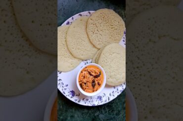 Instant Appam Recipe | healthy breakfast without oil | Sooji Appam Recipe #shortsfeed