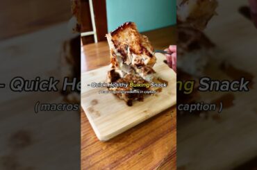 Quick healthy bulking snack. #gym #diet #recipe #bulking #snack #gaining #weightgain #healthysnack