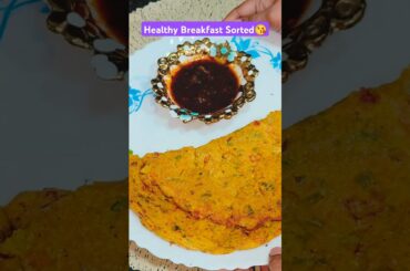 Healthy bhi,Tasty bhi! Oats Chilla bana ekdum easy| weight loss ka secret - oats chilla recipe #oats