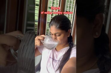 DAY1 of eating healthy recipes. #shorts #trending #minivlog #newseries #healthyfood #recipes #telugu