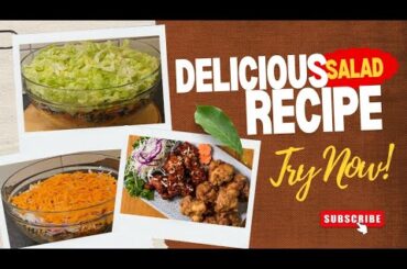 Delicious Salad Recipe | Quick Salad | Food |  Easy & Healthy Salad Ideas by Jestina's Kitchen