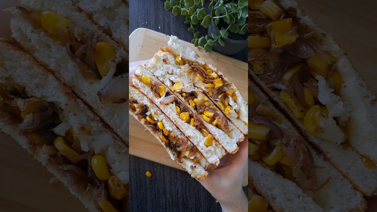 Cheesy corn sandwich recipe | Healthy Food | Easy Recipes #food #sandwich #healthyrecipes Cheesy corn sandwich recipe | Healthy Food | Easy Recipes #food #sandwich #healthyrecipes