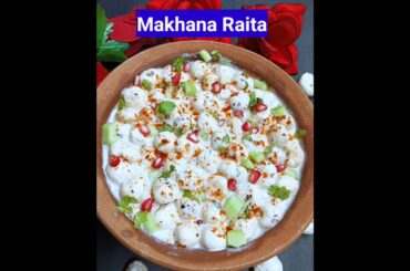 Makhana Raita #shorts #youtubeshorts  #ytshort #ytshorts #makhana #healthy #breakfast #recipe #raita