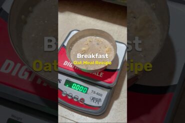 Day 136 | High Protein Breakfast Oat Meal Recipe with 41gm Protein & 600 calories | Muscle Building