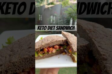 2-Minute Flaxseed Bread Sandwich | Quick, Healthy & High-Fiber Recipe! #ketodiet #shorts #keto
