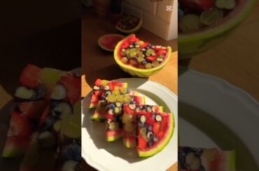 Light watermelon dessert #baking #eggfreebaking #recipe #thebakefeed #food #viralshort #easybaking