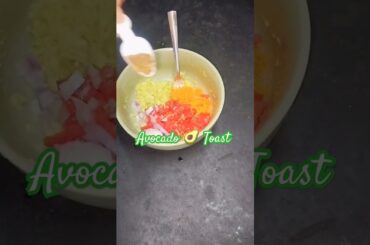 Amazing Creamy Avocado Toast #shorts #trending #food #breakfast #healthyfood #easyrecipe #healthy