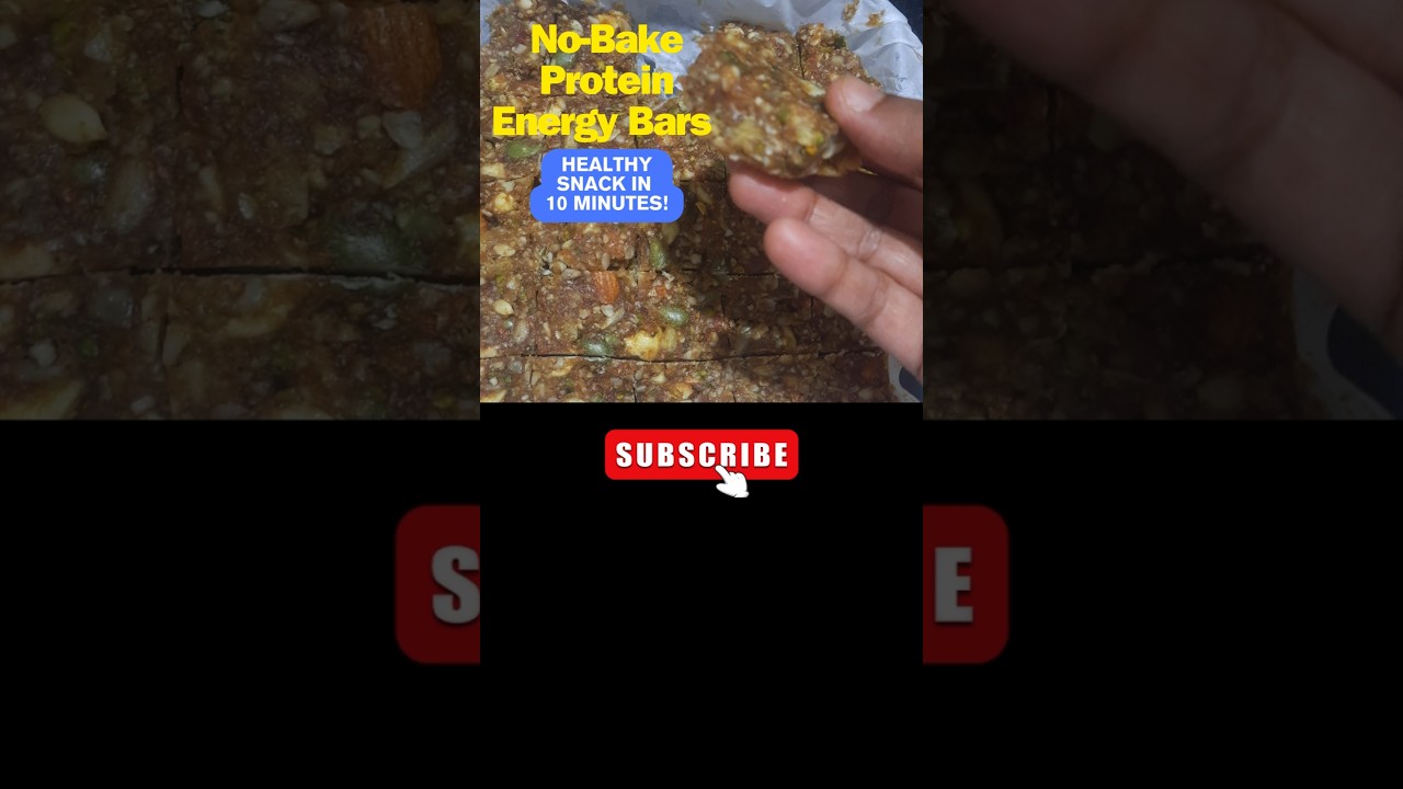 No-Bake Protein Energy Bars | Healthy Snack in 10 Minutes! #shorts #ytshorts #viralvideo #trending No-Bake Protein Energy Bars | Healthy Snack in 10 Minutes! #shorts #ytshorts #viralvideo #trending