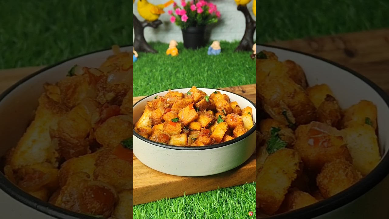 Healthy bread poha recipe #shorts #recipe #bread #breakfast Healthy bread poha recipe #shorts #recipe #bread #breakfast