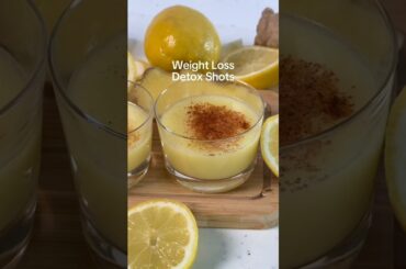 WEIGHTLOSS DETOX SHOT #youtubeshorts #shorts #shots #detox #healthy #recipe #juice #summer #body