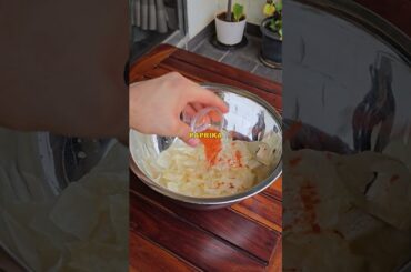 The Tastiest Low Calorie Rice Paper Chips for Weightloss!!! Credits: @tastyIri_en