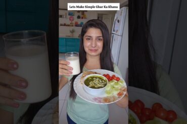 Healthy Indian Lunch | Palak Tofu & Paneer | Detailed Recipe Pinned In Comments #shorts