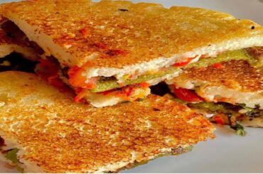 Easy tasty and healthy evening snack | Breadless sandwich recipe| kids lunchbox idea