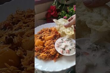 Healthy Lunch Thali | Lunch Thali #shorts #youtubeshorts #lunchthali #dinner  #pulao #cookwithranu