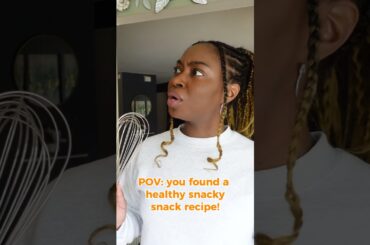 POV: you find a healthy snack recipe