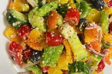 How To | Make Greek Salad | Greek Salad Recipe | Healthy Salad Recipe