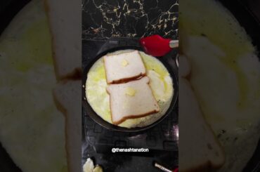 Bread Omelette recipe #shorts #shortsfeed #recipe #shotsvideo #viralomelettehack #omelette #viral