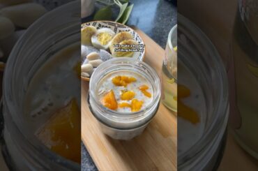 Healthy, easy, no cooking breakfast solution when i am running late. #healthybreakfast #easyrecipe