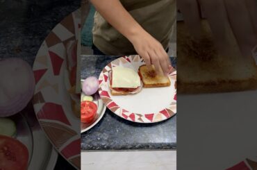 Veg sandwich recipe | how to make veg sandwich at home | healthy and homemade food recipe #vegdish