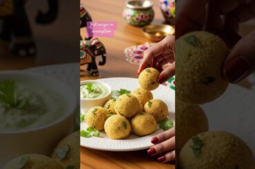 Steamed Suji Balls in Chinese Gravy | Easy Healthy Dinner Recipe | No Fry Semolina Dumplings