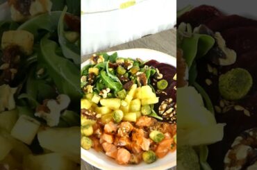 Salade saumon betteraves  #food #healthy #recipe #shorts #salmon #cooking #salad