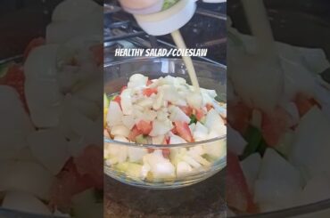 Healthy salad/coleslaw recipe. #family #shorts #viralvideo #salad #coleslawrecipe #recipeshare