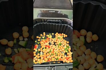 Air Fryer Chana Chaat Recipe | Air Fryer Snacks Ideas #shorts #airfryer #snacks #chanachaat #airfry