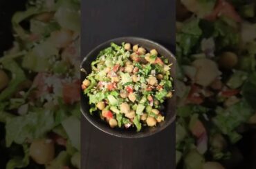 #Healthy salad for weight loss| High protein salad# chickpeas salad |READ THE CAPTION FOR RECIPE !!!