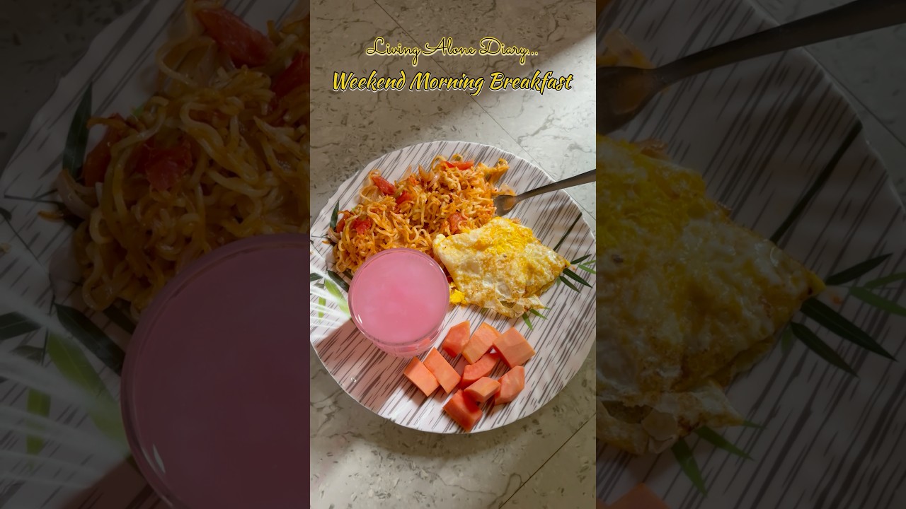 Weekend morning breakfast #minivlog #youtubeshorts #tasty #ytstudio #meggie #egg #litchi #juice #sit Weekend morning breakfast #minivlog #youtubeshorts #tasty #ytstudio #meggie #egg #litchi #juice #sit
