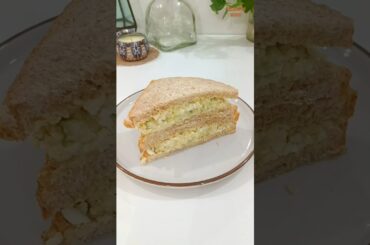 High Protein Egg Sandwich Recipe #shorts