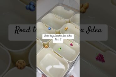 Road trip Snackle Box Idea #roadtripsnacks #snackideas #snacklebox #healthysnacks #snackbox