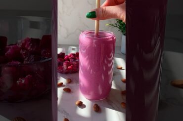 Healthy Smoothie Recipe | Dragon Fruit Smoothie | Gluten Free + Sugar Free Smoothie #smoothie