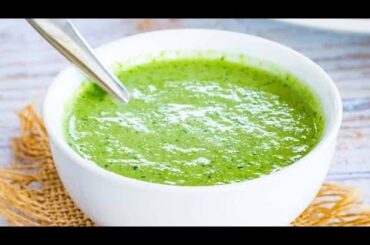 Homemade Green Salad with Fresh Herb Dressing #HealthySalad#FitnessMeals#HomemadeSalad