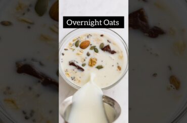 Overnight Oats Recipe | Weight Loss Recipe | Healthy Breakfast #overnightoatmeal #oatsrecipe #oats