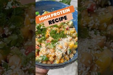 High protein #shwetazcookbook #highprotein #salad #chole #weightloss #recipe #shorts