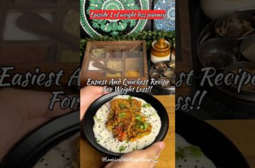 Easiest and quickest recipe for weight loss!!#weightlossjourney #weightlossrecipe #healthyfood #asmr