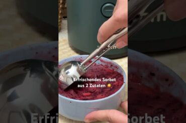 Ohne Zuckerzusatz: leckeres Sorbet #gesund #shorts #abnehmen #keto #rezept #sommer