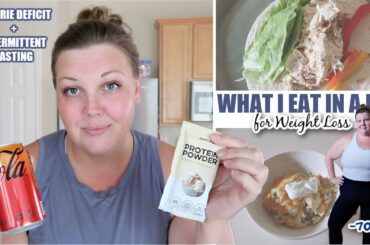 What I Eat In A Day for WEIGHT LOSS | Calorie Deficit + IF | EASY RECIPES and SNACKS for Weight Loss