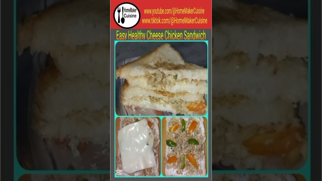 Easy Healthy cheese chicken sandwich|cheese vegetables sandwich|bread pizza #toast#sandwich#bread Easy Healthy cheese chicken sandwich|cheese vegetables sandwich|bread pizza #toast#sandwich#bread