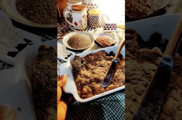 Just 3 Ingredients:Chai Seed + Flax Seed & Oat =Healthy Bread |Blend, Bake & Serve #food