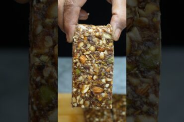 Zero sugar Dryfruits Protein Bar || Healthy Bar || #asmr #shorts