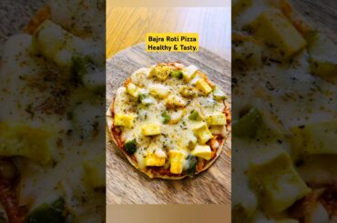 No Maida Pizza on Tawa | Bajra Roti Pizza | Healthy Pizza Recipe for Weight Loss.