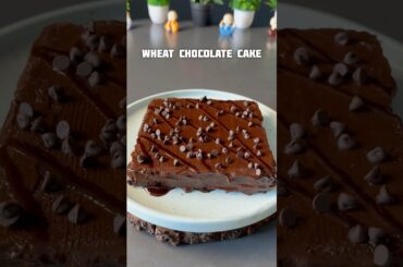 Viral Healthy Wheat Chocolate Cake #shorts #recipe #cake #chocolate