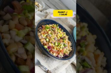 Simple, tasty & healthy Salad | Peanut salad recipe | No artificial ingredients | Easy salad recipe