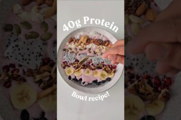 40g Protein Breakfast Bowl recipe #muscleblaze#biozyme #proteinrecipes #highprotein #highproteindiet