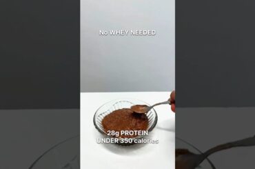 18g Protein Ice Cream Under 350 Calories | Healthy Dessert Recipe #icecream #shorts