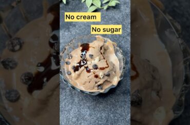 Healthy chocolate ice cream try kiya ky ?#recipe #icecream #youtubeshorts #summer