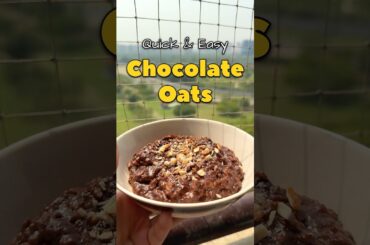 Simple Chocolate Oats Recipe | Quick and Easy Recipes | Healthy Breakfast Recipes | Oats Recipes