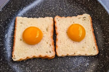 Just add Eggs with Bread! It’s so delicious! Easy Bread Sandwich Recipes